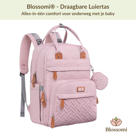 Blossomi 3-in-1 Luiertas Rugzak met Opvouwbaar Babybed