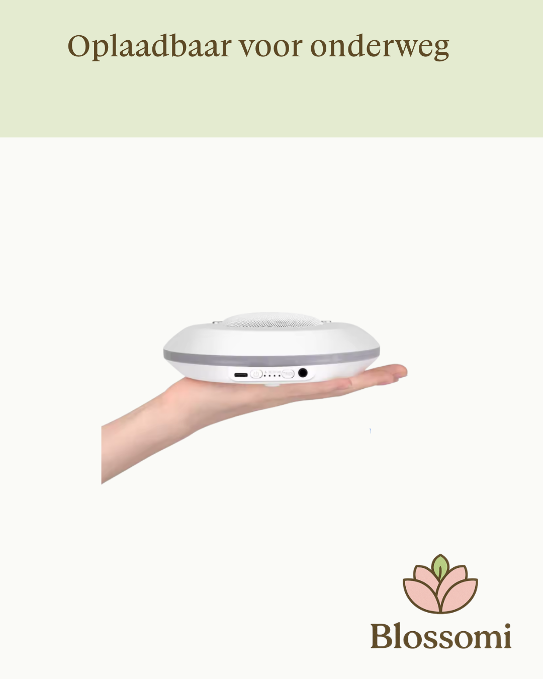 Blossomi White Noise Machine met Licht