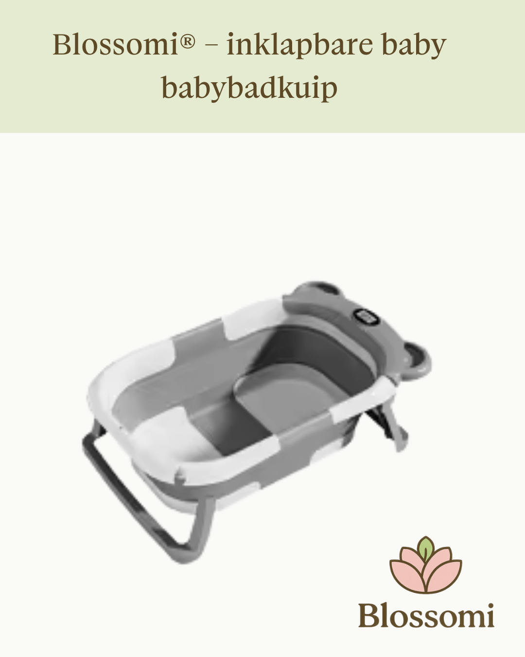 Blossomi Opvouwbaar Babybadje met Temperatuurmeter