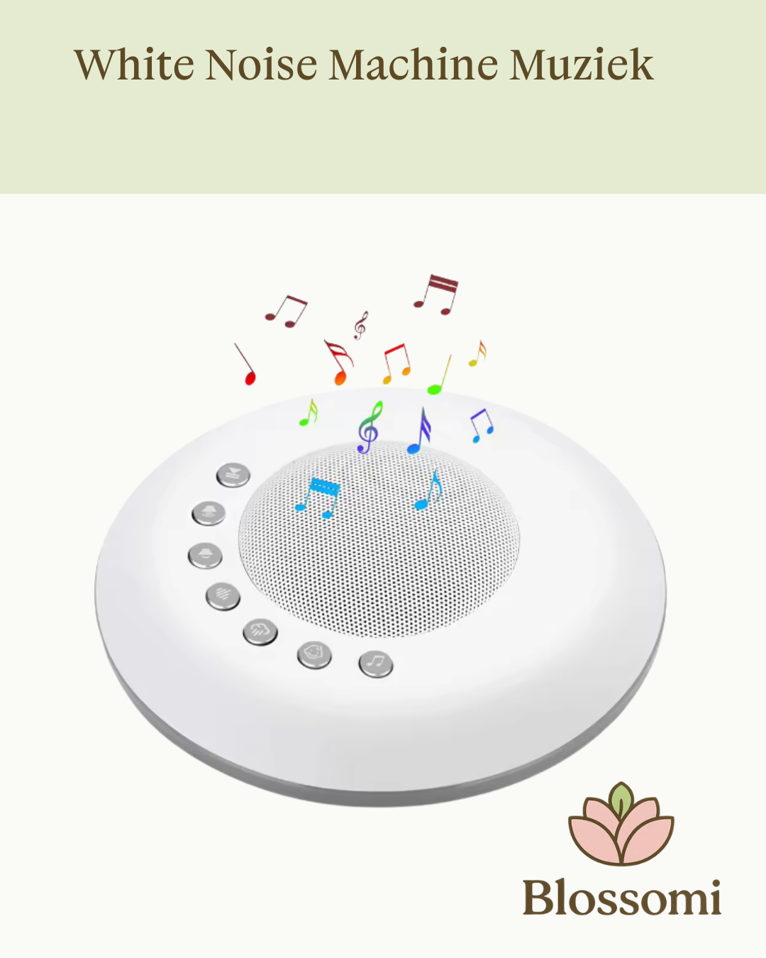 Blossomi White Noise Machine met Licht