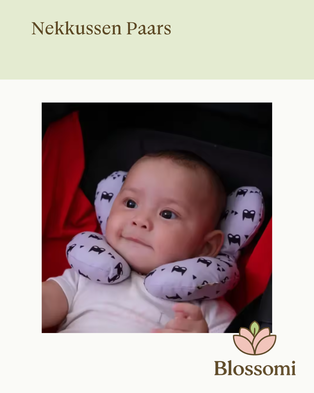 Blossomi Ergonomisch Baby Reiskussen