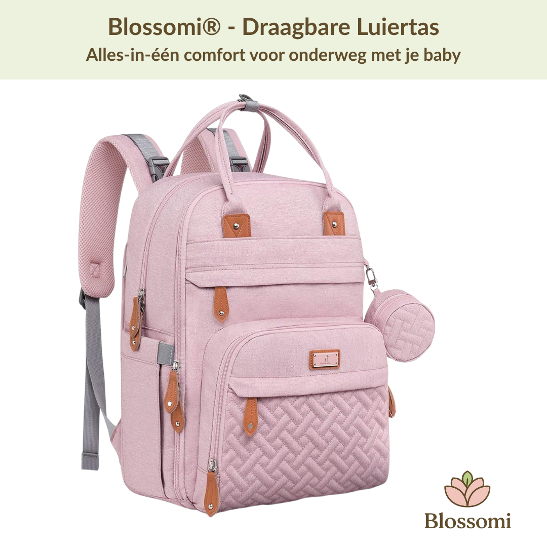 Blossomi 3-in-1 Luiertas Rugzak met Opvouwbaar Babybed