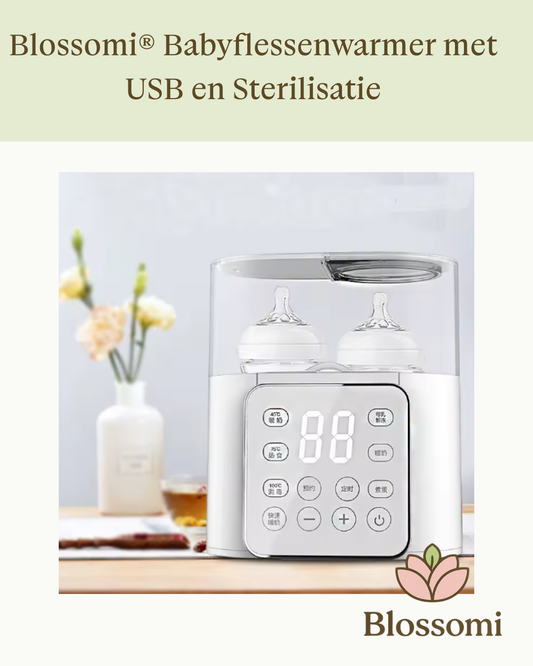 Blossomi Babyflessenwarmer met USB & Sterilisatie - 4-in-1
