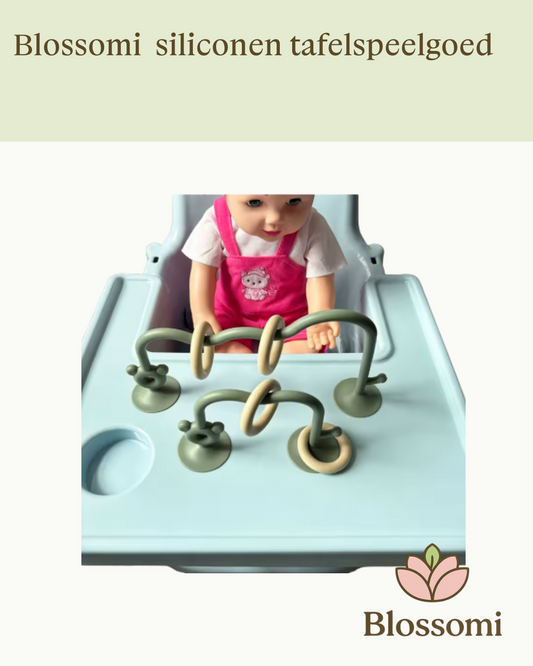 Blossomi  siliconen tafelspeelgoed