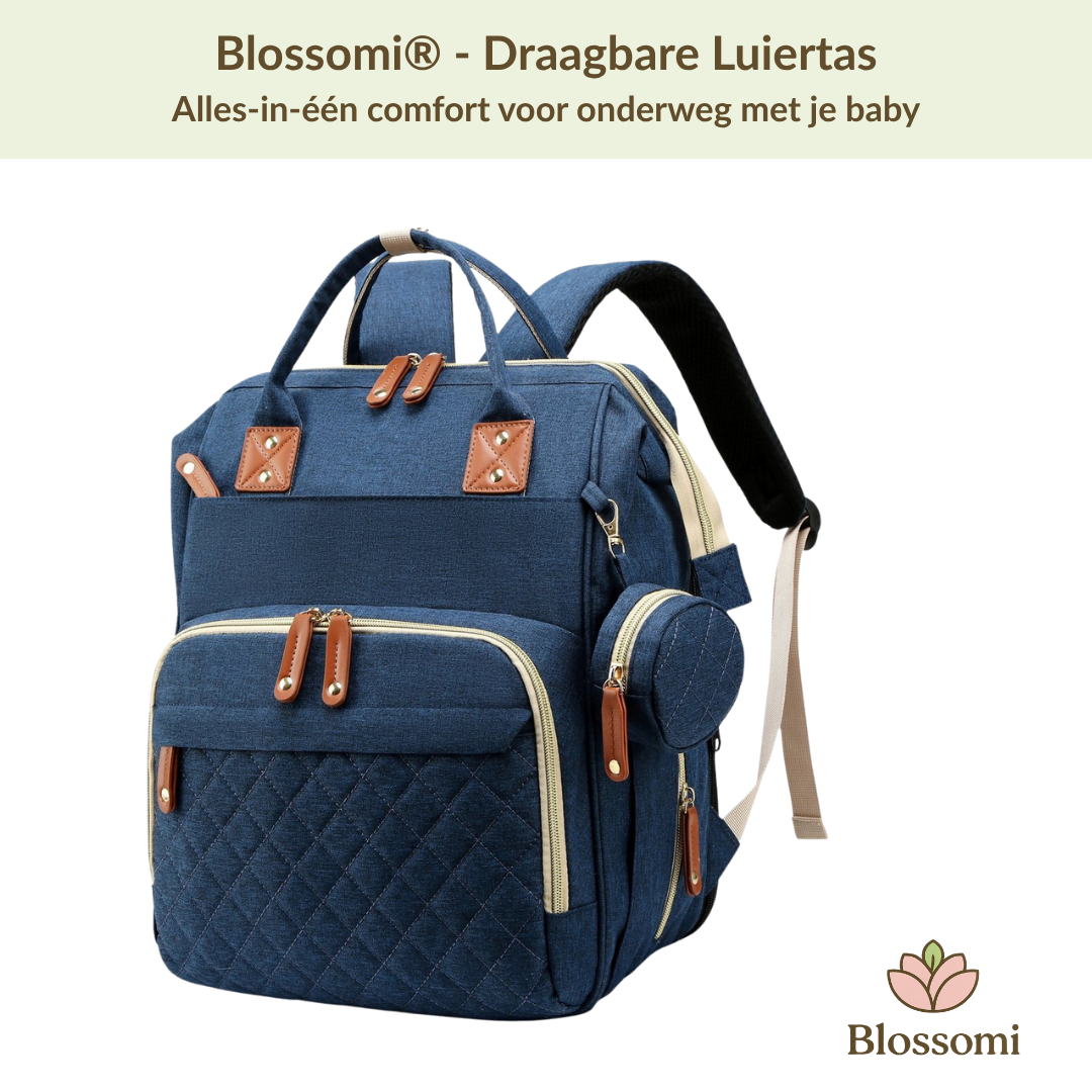 Blossomi 3-in-1 Luiertas Rugzak met Opvouwbaar Babybed