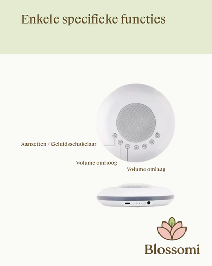 Blossomi White Noise Machine met Licht