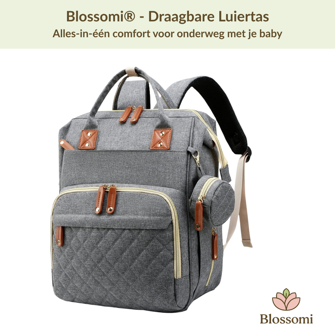 Blossomi 3-in-1 Luiertas Rugzak met Opvouwbaar Babybed