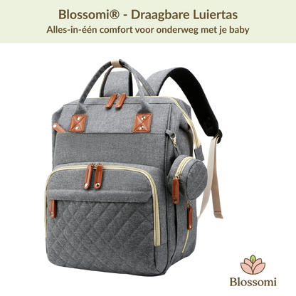 Blossomi 3-in-1 Luiertas Rugzak met Opvouwbaar Babybed