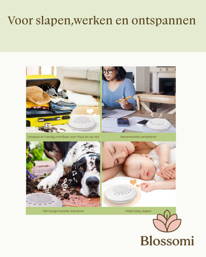 Blossomi White Noise Machine met Licht
