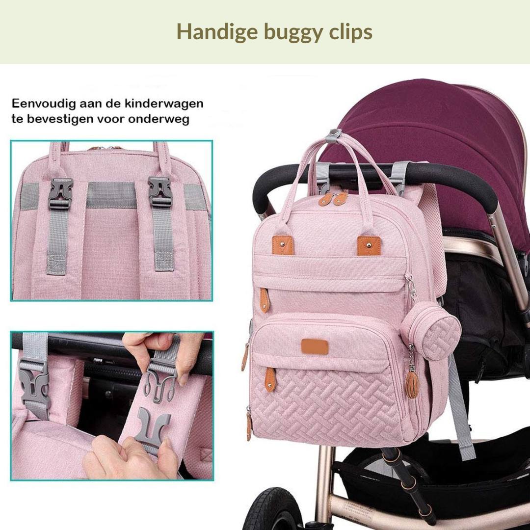Blossomi 3-in-1 Luiertas Rugzak met Opvouwbaar Babybed